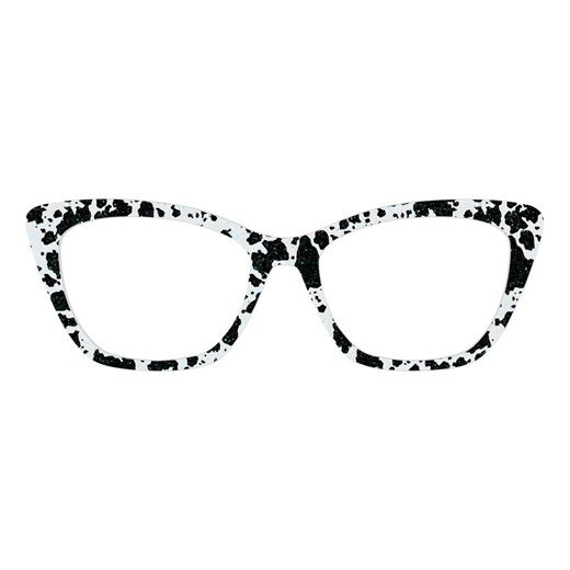 The Ink Spot Phantom Blue Cow Pattern Magnetic Glasses Toppers – Compatible With Pair Eyewear Frames - Etsy