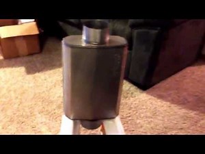 Hooker max flow muffler flow test