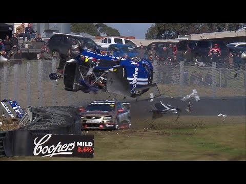 Sandown's biggest Turn 6 crashes