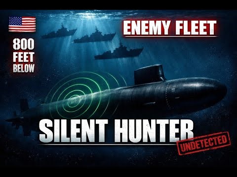 "US Submarine Hunts Enemy Fleet 800 Feet Below | Virginia-Class Silent Stalker"