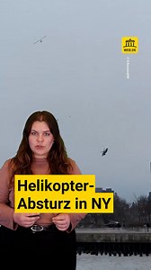 Mitten in der Millionenmetropole stürzt ein Helikopter in den Hudson River. Eine spanische Familie auf einer Stadtbesichtigung und der Pilot sterben. | WEB.DE News