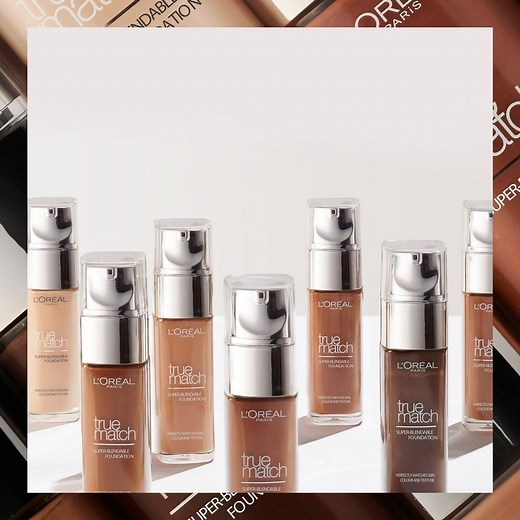 38K views · 144 reactions | Trying to find the perfect foundation for oily skin? Meet True Match. Oil-free, non-comedogenic and available in 40 shades, it gives a seamless, shine-free finish every time. | L'Oréal Paris | Facebook