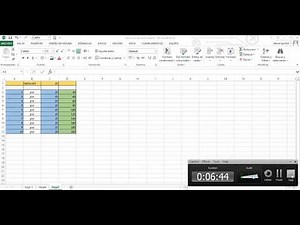 Tabla de multiplicar dinamica en excel