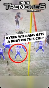 KYREN WILLIAMS WITH A MONSTER CHIP BLOCK #nfl #pancake #inthetrenches #ramshouse #Rams | AQ Shipley