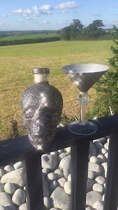 1.3K views · 3 comments | Crystal Head vodka in black with silver specs  The alternative is a skull glass decanter so you can put any alcohol you like in it  Both on my website at www.glitzygifts.co.uk  | Glitzy Gifts | Facebook
