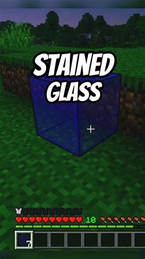 How To Craft Stained Glass in Minecraft | Stained Glass Recipe Minecraft