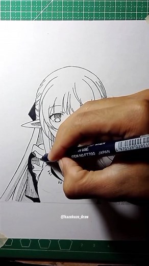 Menggambar Anime: Elf Maid dan Gaya Seni Anime