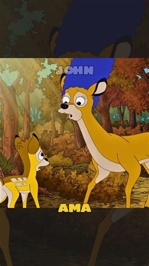 BART É O BAMBI 🦌#simpsons