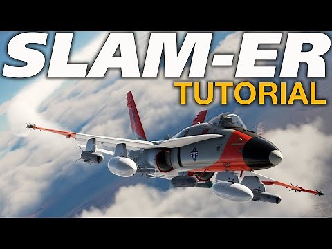 DCS F/A-18C Hornet AGM-84H SLAM-ER Tutorial!