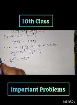 10th class maths 4 marks important questions #maths #study #education #like #subscribe #problem
