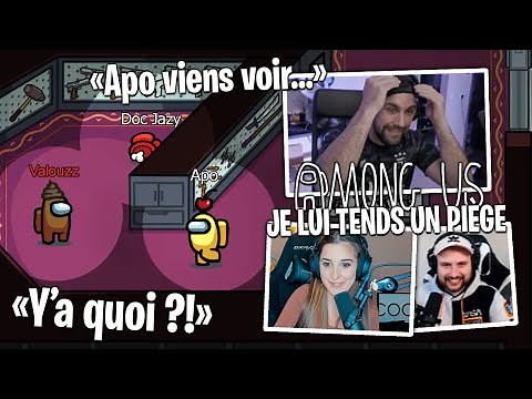 Je tends un piège à Apo et elle tombe dedans sur la nouvelle map Among us !
