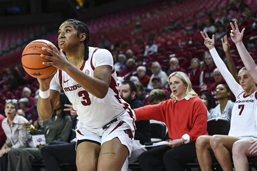 Arkansas women’s basketball: Freshman Ware perfect from field in victory | Arkansas Democrat Gazette
