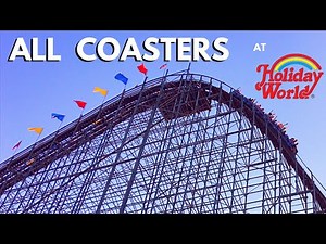 All Coasters at Holiday World + On-Ride POVs + The Voyage - Front Seat Media