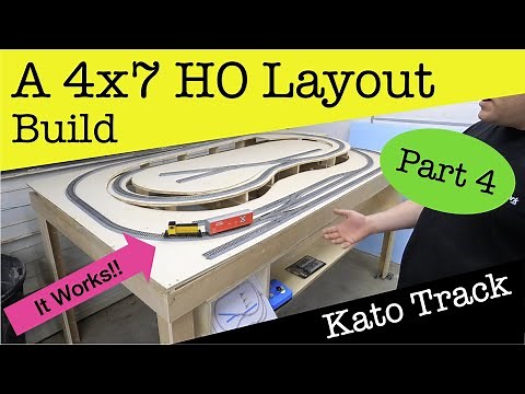 Wiring and running trains - Building a 4x7 Model railroad Part 4