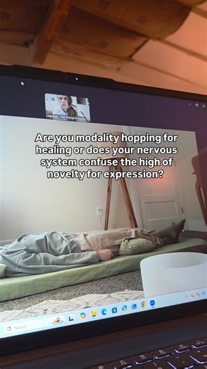 Hannah Tovar | New modalities often create an initial opening with increased sensation, emotional release, or activation. This happens because novelty... | Instagram