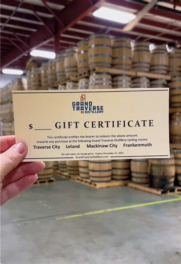 🎁 It’s National Use Your Gift Card Day! 🎁 Still have a GTD gift card tucked away from the holidays… or maybe way before that? Today’s your sign to finally use it. Turn it into tastings, cocktails, bottles, merch—or even a behind-the-scenes distillery tour in Traverse City. Make a weekend of it and stop by any of our tasting rooms in Traverse City, Charlevoix, or Frankenmuth. Your gift card is ready when you are. 🥃✨ #distillery #michigan #traversecity #familyowned