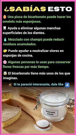 EL SECRETO DEL BICARBONATO QUE NADIE TE CUENTA 😱🧂 ¿SABÍAS ESTO?