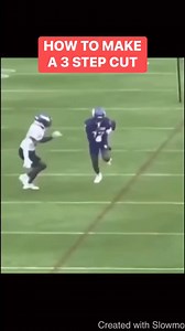 22K views · 197 reactions | HOW TO MAKE A 3 STEP CUT | First Down Training | Facebook