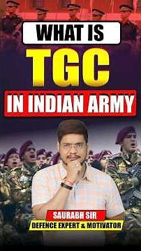 TGC Entry Explained: What Is the Technical Graduate Course in the Indian Army? #TGCEntry