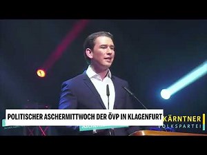 Politischer Aschermittwoch der ÖVP in Klagenfurt