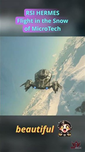 Die gefrorene Skyline von New Babbage ❄️ | Star Citizen Ambient | RSI HERMES