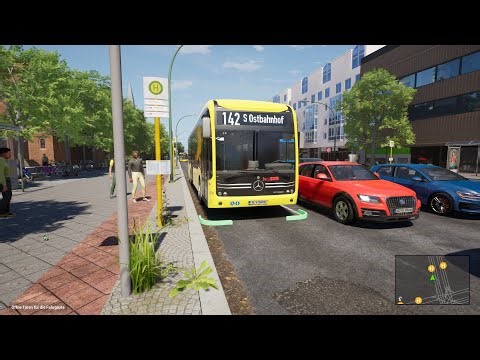 Bus fahren auf der Linie 142 in The Bus