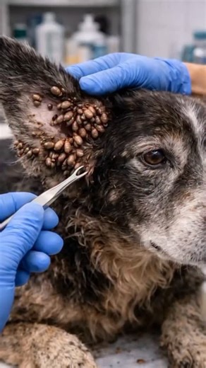 Rescue Animals on Instagram: "Rescuing the poor dog from ticks 😢💔 #dogrescue #dog"