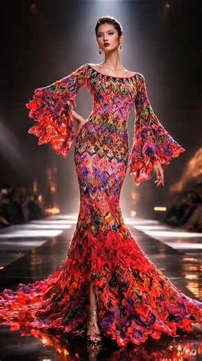 [올댓니팅] Crowned by Fire–Knit Sovereignty-56 #fashion #fashionshow #fashionstyle #style #fashiontrends