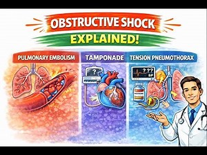 Obstructive Shock Explained: PE vs Tamponade vs Tension Pneumothorax