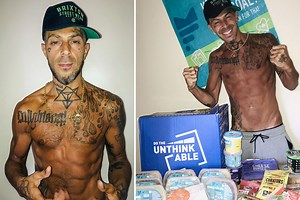 5ive boyband star Abz Love has got his abs back after piling on the pounds
