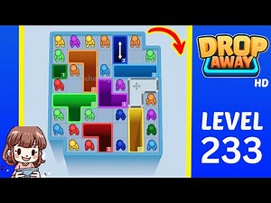 Drop Away Level 233 Solution Walkthrough