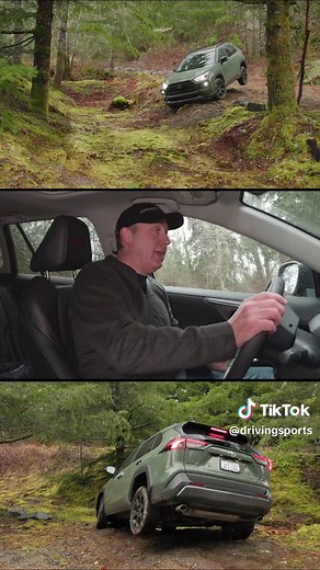 Testing approach and break-over with the 2024 #Toyota #RAV4 #TRD Off-Road.