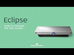 How to navigate the test screen