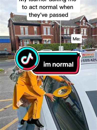 Driving Test Success: Acting Normal During Lessons