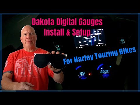 Dakota Digital Gauges install & setup for Harley Davidson Touring - MLX-8414 - Harley Road Glide