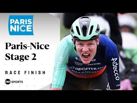 EXCEPTIONAL SPRINT VICTORY! 🔥 | Men's Elite Stage 2 Paris-Nice 2026 Final KM's | TNT Sports Cycling