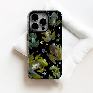 Fantasy Transparent Frog Phone Case,colorful Stars, Bizarre and Dreamlike,for iPhone 17 16 15 14 13 12 11 Pro Max,samsung S25 S24 ,magsafe - Etsy