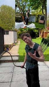 Yeah… I’ll take a shield thanks! #archer #archery #fantasy #nerd #combat #bow #sword | David the Arrow Bard