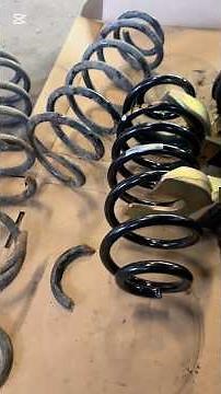 How to R&R rear coil spring on car#automobile