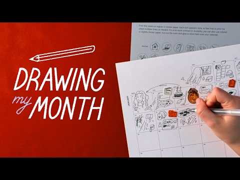How a tiny drawing calendar changed my January