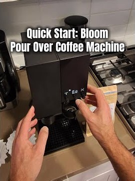 First time using the Bloom pour-over? ☕️😍
