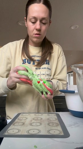 When holiday baking meets easy adorable 😍 These red, green, and white tie dye cookies are pure Christmas joy (and yes, they’re made with cake mix!) 🎄✨ Recipe in comments! Cooking with Karli 💚🤍♥️ It is also available on page 176 of my cookbook, Cookies For Days. Shop my cookbook, Cookies for Days, at ShopCookingWithKarli.com cookies | cooking | baking | bakery | baking at home | tie dye | cookies of instagram | foodies | recipe | holiday | holiday baking | christmas | christmas cookies | Cook