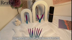 Amazon.com: Pimple Popper Tool Kit, Rezhy 10 Pcs Blackhead Remover Comedone Extractor, Pimple Extractors Blackhead Extractor Kit for Acne Blemish Removal with Metal Case (Multicolor) : Beauty & Personal Care
