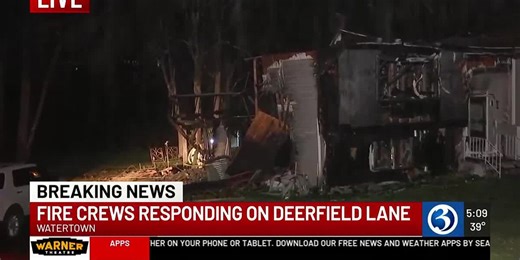 Crews respond to structure fire in Watertown