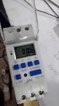 how to set the digital timer THC 15A