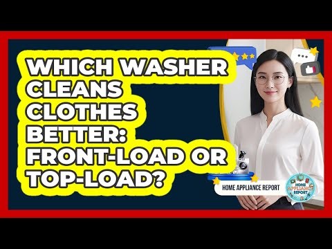 Which Washer Cleans Clothes Better: Front-load Or Top-load? - Home Appliance Report