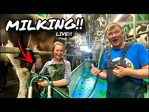 COME MILK WITH US!! Live milk with Katie