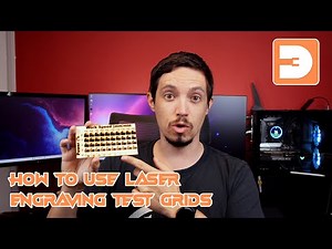 Finding the right settings for Laser Engraving using test grids