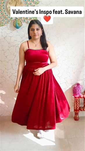 Day16/365 Valentine's Inspo ft.Savana #shorts#explore#savana#velvetdress#viral#love#reddress#fyp