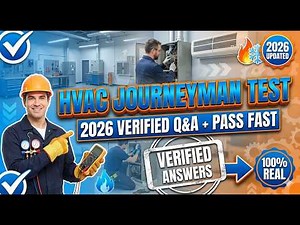 🚨 HVAC Journeyman Practice Test 2026 | 100% Verified Questions & Answers 🔥💨
